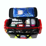 Zestaw ratownictwa medycznego PSP R1 w torbie Black Front otwarta góra